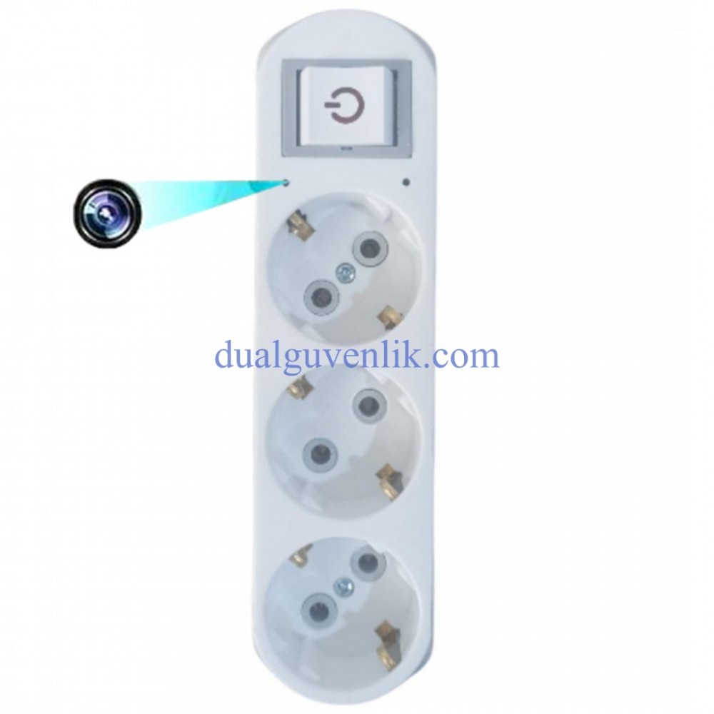 Kablosuz 3Lü Priz Kamera