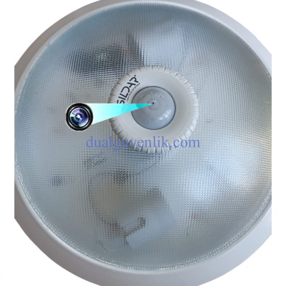 Sensörlü Tavan Lambası  Wifi Kamera